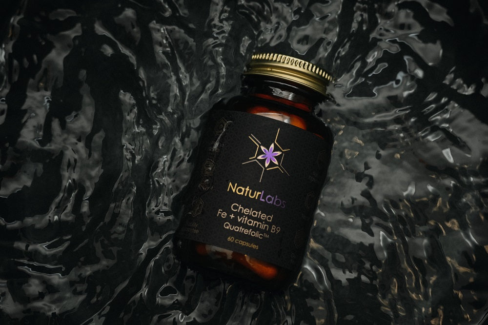 Železo + B9 (chelátová forma)