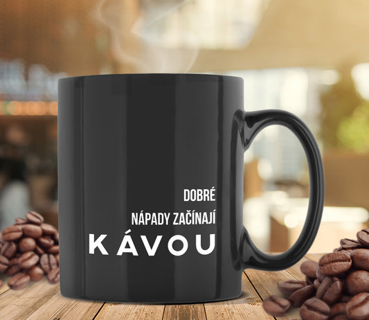 Hrneček "Dobré nápady začínají kávou"